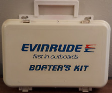 Vintage EVINRUDE Outboards Boater's First Aid Kit Box w/ Contents Advertising picture