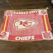 Kansas City Chiefs Vintage Tapestry In Fair Condition Great For The Man Cave picture