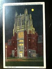 Vintage Postcard 1931 University Hospital Tower University of Iowa (IA) picture