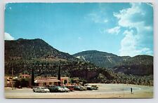 c1950s~Salt River Canyon Inn~Gas Station~HWY 60~Arizona AZ~VTG MCM Postcard picture