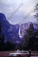 1969 scenic view waterfall Yosemite  Vintage 35mm SLIDE Js3 picture