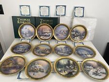 Thomas Kinkade's Cherished Christmas Memories Plate Collection, Bradford Exch. picture