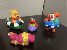 Vintage Disney Winnie  Pooh, Tigger & Friends Bath Tub Water Floaters Toys picture