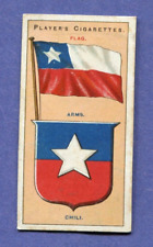 1905 JOHN PLAYER & SONS CIGARETTES COUNTRIES ARMS & FLAGS CARD #34 CHILI picture