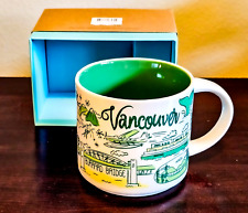 Starbucks VANCOUVER CANADA Been There Series  Coffee Tea Mug 14oz New In Box picture