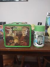 Vintage Universal’s Movie Monster Metal Lunchbox Aladdin With Thermos 1979 picture