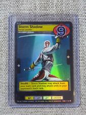 G.I. JOE Hasbro 2004 Storm Shadow Ninja Leader Foil Card #106/114 picture