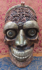Antique Quality Handmade Kapala Tibetan Tantrik Chitipati Full Skull. Nepal picture