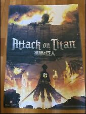 Attack On Titan Scroll Wall Banner Movie Poster Fabric Kodansha Funimation A26 picture