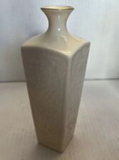 Lenox bud vase with 14k gold trim & floral Pattern Excellent Condition picture