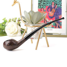 Churchwarden Pipe Wooden Long Stem Tobacco Pipe with 10 Free Smoking Accessories picture