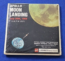 Sealed GAF B663 NASA's Apollo Project Moon Landing 1969 view-master Reels Packet picture