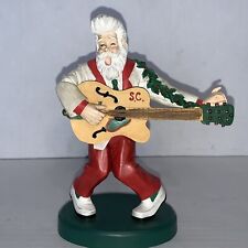Rockabilly Swinging Elvis Santa Claus Bobble Figure 6.5” Christmas Xmas Decor picture