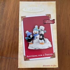 Hallmark Keepsake Christmas Ornament 2004 ANYTHING FOR A FRIEND Penguins picture