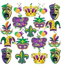 Mardi Gras Decoration Hanging Swirl 36 Pieces Party Supples for Mardi Gras picture