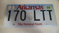 2008 Arkansas LICENSE PLATE TAG picture