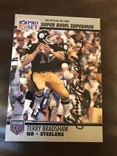 Terry Bradshaw Signed 1990 Pro Set #32 Card Auto Autographed STEELERS picture