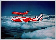 Airplane Postcard Braniff International Airlines Flying Colors Of USA FP32 picture