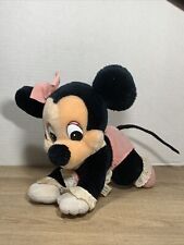 Vintage 1984 Disneyland Walt Disney World Plush Baby Crawling Minnie Mouse picture