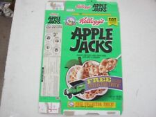 Kellogg's APPLE JACKS Cereal Box with 4 Collector Trucks 1995 picture