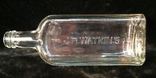 6 Vtg Collectible The J.R. Watkins Co. Clear Glass Medicine Bottles Advertising picture