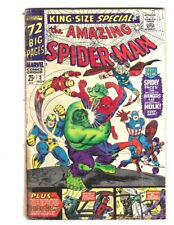 Amazing Spider-Man King Size Special #3 1966 GD- Avengers Hulk Combine Ship picture