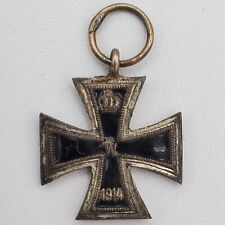 Original WW1 German Iron Cross miniature medal badge award patreotic 1914 crown picture