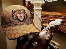 GUCCI Monogram Canvas Baseball Cap Baseball Hat Embroidery Tiger Animal` picture