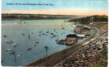 NYC Hudson River NY Central Railroad Palisades 1910 New York City  picture