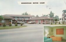 Birmingham Motor Court Motel Birmingham Alabama  Vintage Chrome Postcard picture