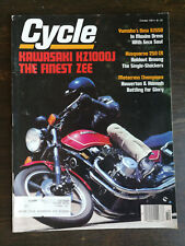 Cycle Magazine October 1981 Kawasaki KZ1000J  Yamaha XJ550H  Husqvarna 250 CR picture
