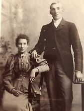Hexham Charming Victoria Cabinet Card Photo Stylish Young People Messrs Hunter picture
