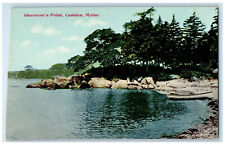 c1910 Trees, River, Sherman's Point Camden Maine ME Unposted Antique Postcard picture
