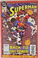 Superman #50 Comic 1990 - Signed by Curt Swan and Dennis Janke picture