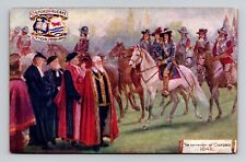 Postcard Surrender of Oxford, Tuck 1907 Oxford Pageant Oilette K18 picture