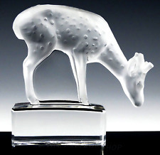 Lalique France Crystal Figurine Paperweight 3-1/4