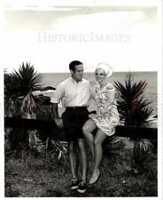 1987 Press Photo Scott Romney and Bride Ronna - dfpb83153 picture