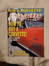 CORVETTE FEVER Magazine Chevrolet Chevy September 1990 How To Buy Stingray picture