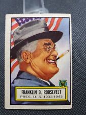 1952 Topps Look 'n See #1 President Franklin D. Roosevelt picture