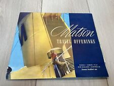 Matson Travel Offerings 1936 picture