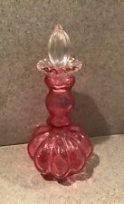 Fenton Cranberry Perfume Bottle w/ Stopper picture