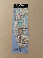 OFFICIAL MTA NEW YORK CITY WALLET SUBWAY MAP & STREET FINDER - FITS IN POCKET picture