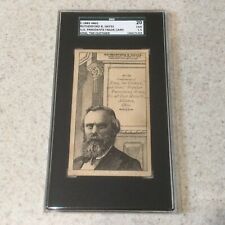 c.1885 H602 U.S. Presidents Trade Card - Rutherford B. Hayes SGC Fair 1.5 picture