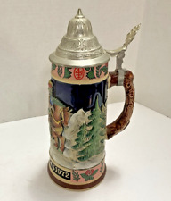 Schmid Limited Edition Christmas 1972 Stein Genuine Bavarian W. Germany picture