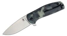 Kizer Vanguard Ray Laconico Gemini Button Lock Flipper Knife 3.125