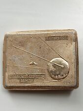 Cigarette case Vintage USSR Space First Satellite.RARE.For Restoration.See Photo picture