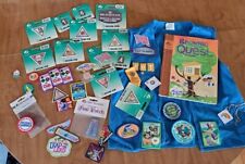 BIG LOT of Brownie Quest Jr Girl Scout Pins Try-Its Badges Patches #’s Ships Fre picture