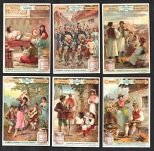 National Musical Instruments Card Set Liebig 1898 Scotland Bagpipes Turkey Italy picture