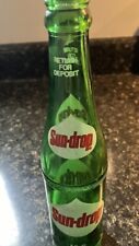 Vintage 1973 9oz Sun-drop Green Soda Bottle (34-744) picture