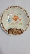 Vintage Treasure Craft Universal Studios Dish Trinket Jewelry  Flowers picture